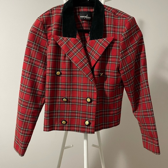 VINTAGE Short blazer cape - Picture 3 of 3